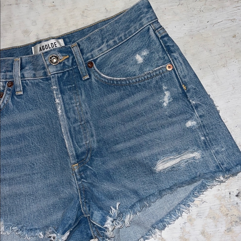 AGOLDE Parker Vintage Cut Off Short | size 23 - Picture 2 of 9